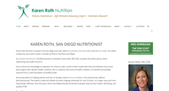 Desktop Screenshot of karenrothnutrition.com
