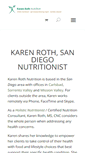 Mobile Screenshot of karenrothnutrition.com